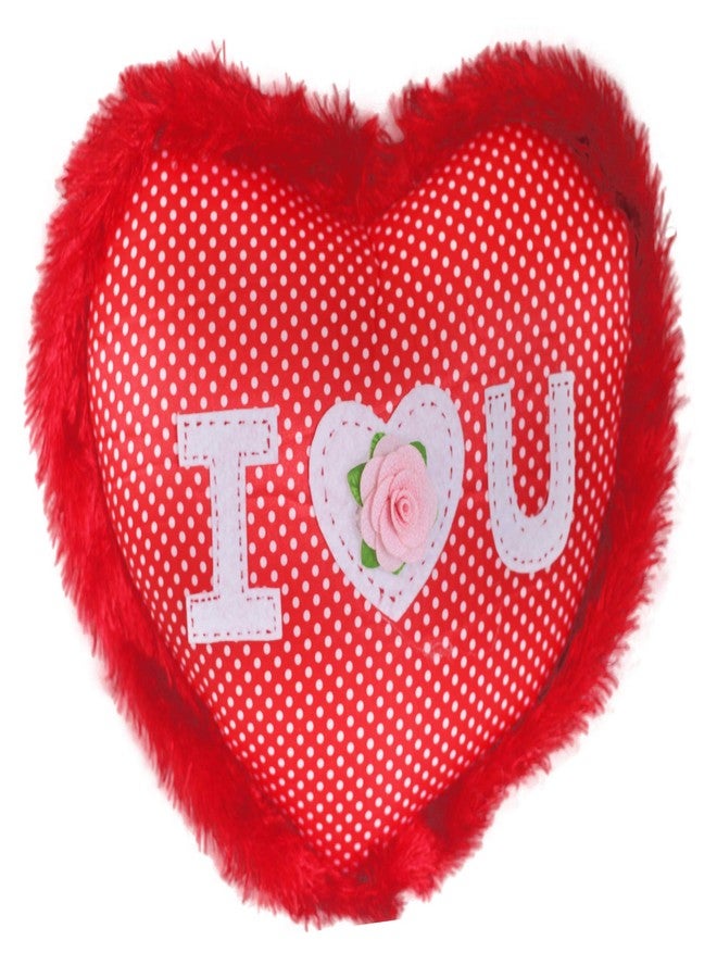 تيكلز وسادة ناعمة محشوة على شكل قلب مكتوب عليها "أحبك" من تيكلز، هدية مثالية للزواج، ذكرى الزواج، عيد الميلاد، عيد الحب (اللون: أحمر، الحجم: 30 سم) - Image 1